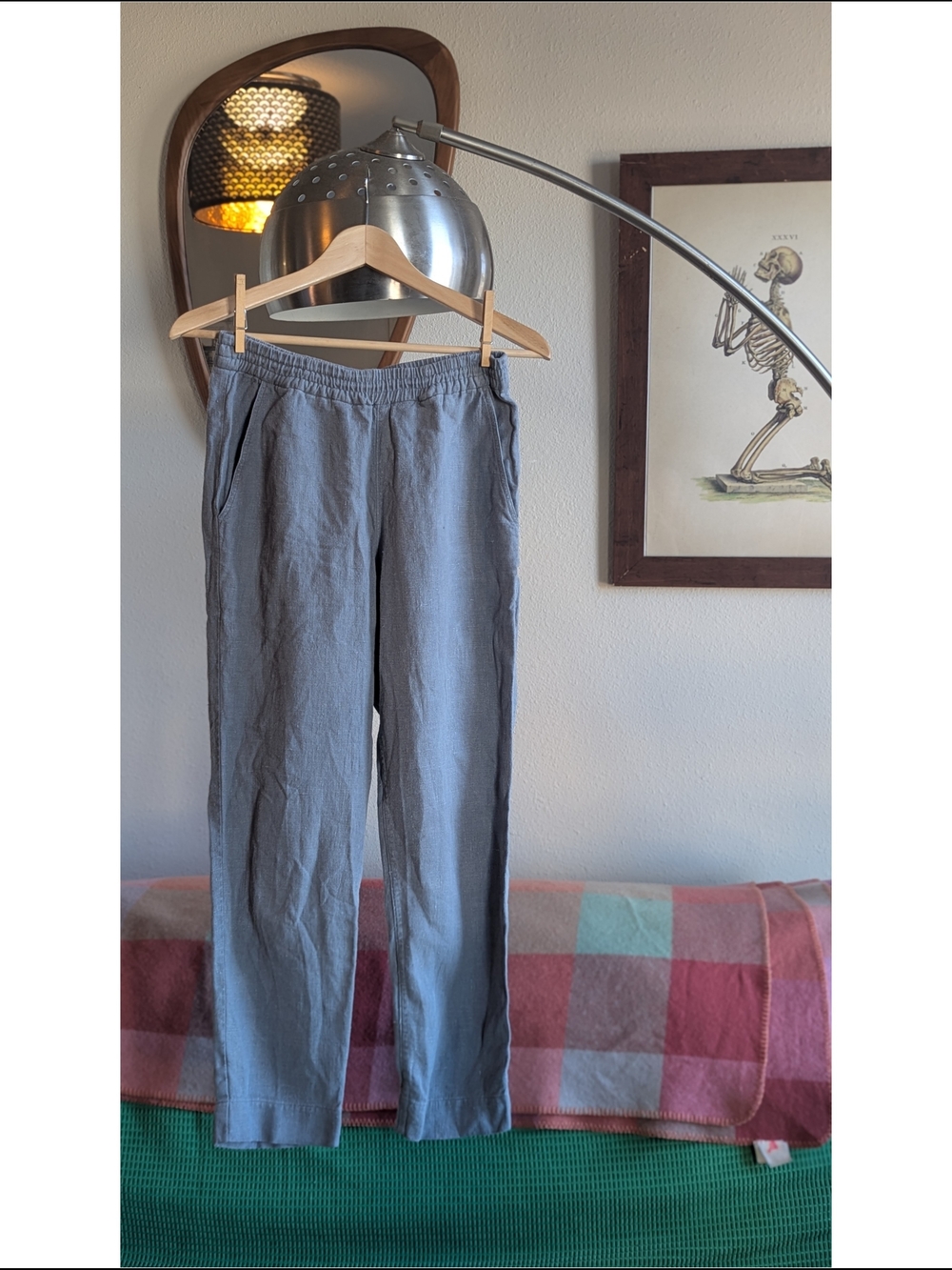 Handmade 7.1oz 100% linen pants